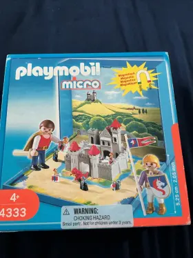 Playmobil 008789043337 Micro 4333 - Knights Castle World Magnetic Set Htf Sealed