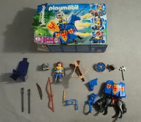 Playmobil 008789043399 4339 Knights Multi Set Horse King Viking Outlaw Figure Bow Damaged Box