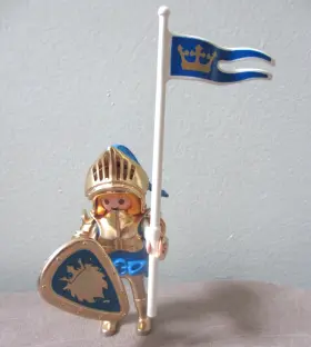Playmobil 008789044303 Royal 4430 Golden Edition Knight 30 Years Anniversary Castle Set 2003
