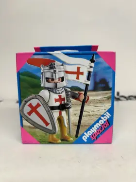 4670 Playmobil 008789046536 New Sealed Special Crusades Knight W Shield Sword Flag Standard