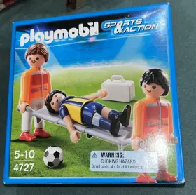 Playmobil 008789047274 Sports And Action 4727 Field Medic Soccer Player Paramedic