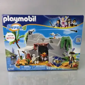 Playmobil 008789047977 4797 Super 4 Pirate Cave Playset Treasure Island Retired Sealed New