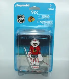 Playmobil 008789050748 2014 Nhl Chicago Blackhawks 9-piece Set #5074 - New Read