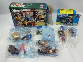 4581 Playmobil 008789051363 Pirates With Canon And Accessories 5136 2003/2011 Open Used