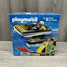 Playmobil 008789051615 Clickriders Crocodile Speedboat Set # 5161 Ages 6-10 Sealed Geobra New
