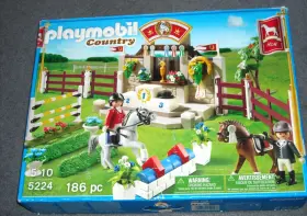 Playmobil 008789052247 Country Horse Jumping Show Kit In Box 99% Complete #5224