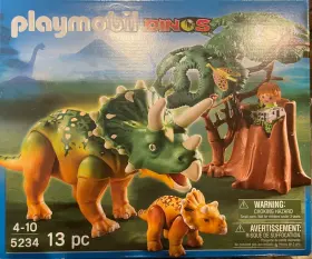 Playmobil 008789052346 5234 Dinos Green Triceratops Dinosaur Jurassic Set New In Sealed Box