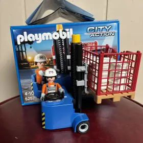 Playmobil 008789052575 Forklift Play Set City Action 5257
