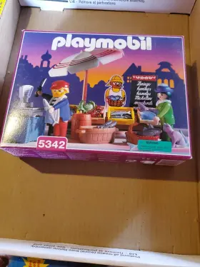 Playmobil 008789053428 1996 #5342 Victorian Fish Market New In Box