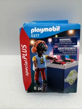 Playmobil 008789053770 Playmobile 5377 Special Plus Dj Mixing Music Party Play New In Box