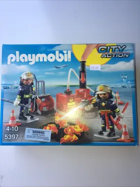 5397 Playmobil 008789053985 City Action Fire Quad New Set Factory Sealed Usa Shipper