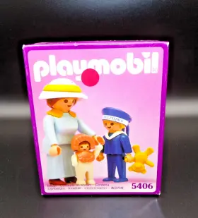Playmobil 008789054067 #5406 Victorian Mansion Dollhouse Mother And Children 1992 New In Box