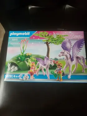 Playmobil 008789054784 Fairies Royal Children With Pegasus And Baby Set 5478 New Sealed