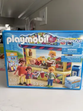 Playmobil 008789055552 Summer Fun 5555 Sweet Shop 53pc Factory Sealed