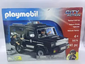 Playmobil 008789056740 New 5674 City Action Tactical Unit Police Car 2015 Geobra Germany