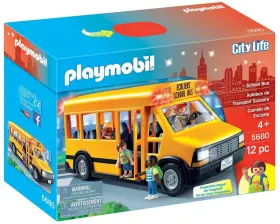 Playmobil 008789056801 City Life School Bus Set #5680