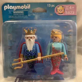 Playmobil 008789058232 New 5823 Sea King And Queen Mermaid Merman In Package Gift