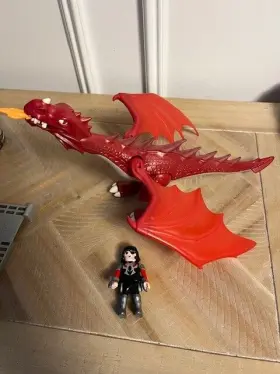 Playmobil 008789059123 Fire Breathing Red Dragon Set 5912 2009