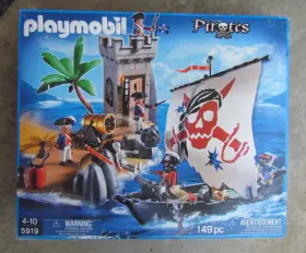 Playmobil 008789059192 Pirates Pirate Ship And Bastion Playset 5919 149 Pcs New