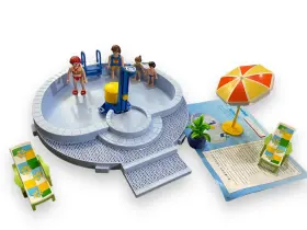 Playmobil 008789059642 Pool 5964 Playset Figures And Accessories Vacation Party Swimming