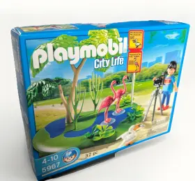 Playmobil 008789059673 5967 City Lifezoo Exhibit Flamingo - New Sealed Free Shipping