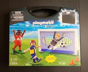 Playmobil 008789059949 5994 Soccer Game 11pc Set Sports And Action-new