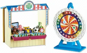 Jsf6 Playmobil 008789063946 6394 P4l Add On Wheel Of Fortune And Booth Bagged New No Box