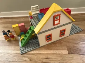 Playmobil 008789066008 Vintage 123 House 6600 Furniture Family Figures People Kitchen 1990