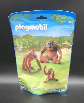 Playmobil 008789066480 6648 Orangutan Family Brand New Sealed 2014 Made In Germany