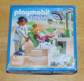 Playmobil 008789066626 City Life 6662 Dentist Office 26 Pcs New In Sealed Box