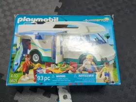 Playmobil 008789066718 6671 Summer Camper Rv Mobile Camping Fun Beach New Sealed