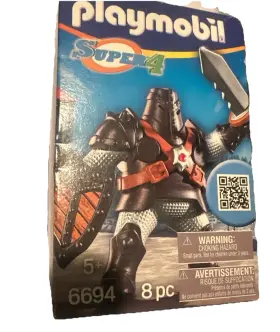 Playmobil 008789066947 6694 Super 4 Black Colossus 8 Pieces Castle New Sealed