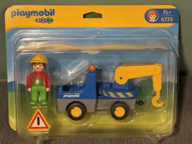 Playmobil 008789067333 Vintage 2003 123 6733 Tow Truck With Figure New