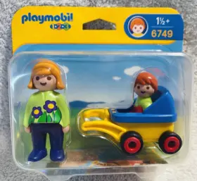 Playmobil 008789067494 1.2.3 6749 - Mother With Baby And Stroller Ages 1 1/2