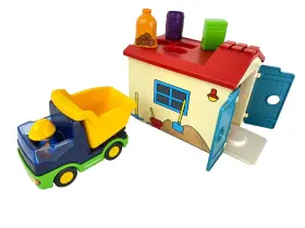 Playmobil 008789067593 1.2.3 Dump Truck Garage Shape Sorter Play Set 6759 And More 37