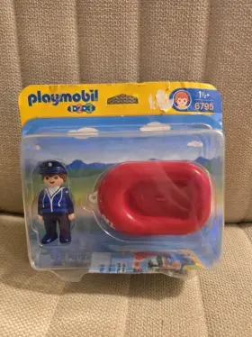 Playmobil 008789067951 123 Set 6795 Lifeboat Guard Water Sea