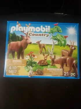 Playmobil 008789068170 Stag With Deer Family Set 6817 New In Box