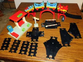 Playmobil 008789069054 1.2.3 Train 6905 Parts Lot Track Cars Vintage 1992 Not Complete Playmobil 008789069054 1.2.3 Train 6905 Parts Lot Track Cars Vintage 1992 Not Complete