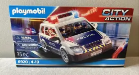 Playmobil 008789069207 Play Mobil City Action Police Squad Car 6920 35pc New In Box