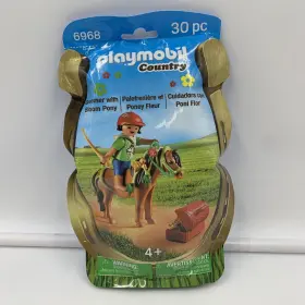Playmobil 008789069689 Country Groomer With Bloom Pony Horse 6968 30pc Nip New