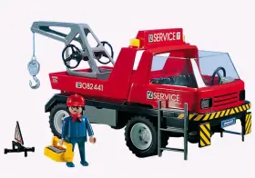 Playmobil 008789072962 7296 Classic Edition Red Tow Truck In Sealed Original Packaging Nos