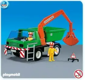 Playmobil 008789076557 7655 Construction Vehicle Dump Truck Sealed Packaging Nos