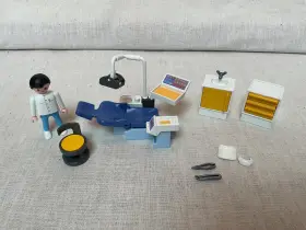 Playmobil 008789077783 Dentist Office Patient Chair Cabinets Figure Add-on Set #7778