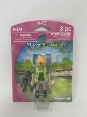 Playmobil 008789090744 9074 Playmo-friends Zookeeper With Baby Gorilla