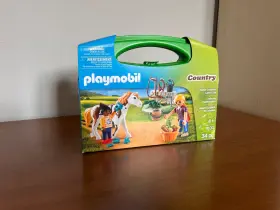 Playmobil 008789091000 9100 Horse Grooming Carry Case - Nib Sealed