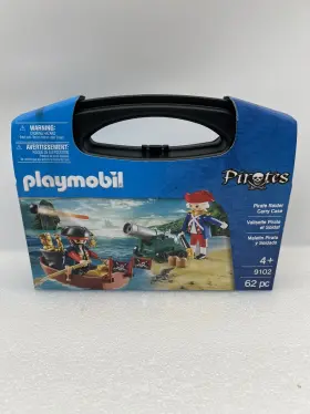 Playmobil 008789091024 Pirate Raider With Carry Case New