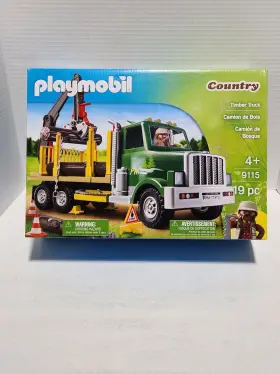 Playmobil 008789091154 9115 Country Timber Truck Logging W Comes Chains New 2016 Rare