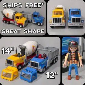 5665 Playmobil 008789091161 9116 City Action Cement Truck Mixer Dump Construction Set