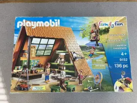 Playmobil 008789091529 Summer Camping Lodge- #9152 Almost Complete