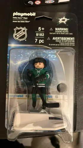 Playmobil 008789091826 9182 Nhl Dallas Stars Player Action Figure